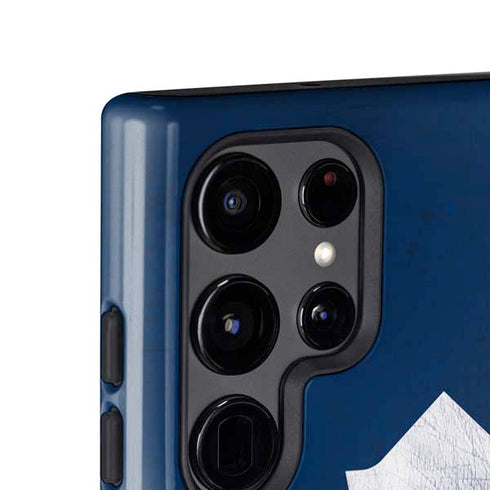 NHL Toronto Maple Leafs Distressed Galaxy S25 Ultra Impact Case
