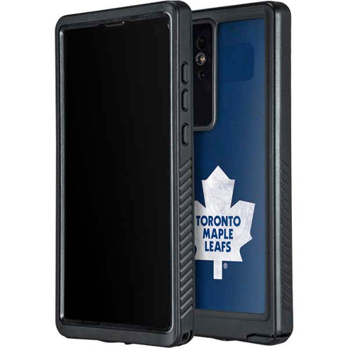 NHL Toronto Maple Leafs Distressed Galaxy S24 Ultra Waterproof Case