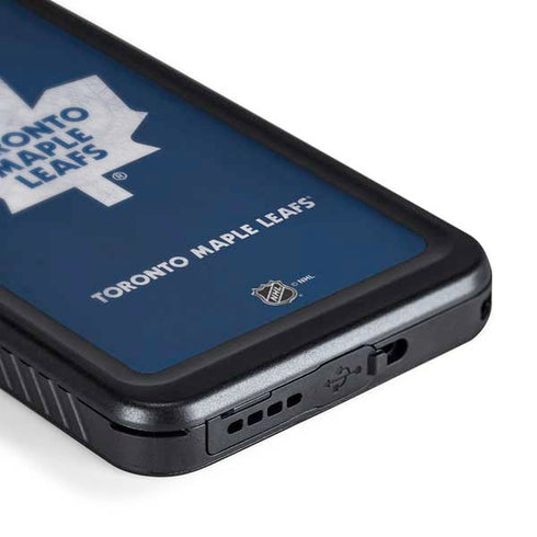 NHL Toronto Maple Leafs Distressed Galaxy S24 Waterproof Case