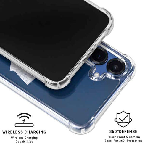 NHL Toronto Maple Leafs Distressed Galaxy S25 FE Clear Case