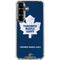 NHL Toronto Maple Leafs Distressed Galaxy S26 Plus Clear Case