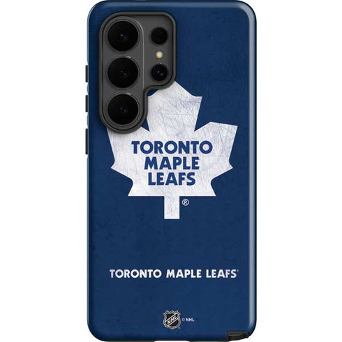NHL Toronto Maple Leafs Distressed Galaxy S26 Ultra Impact Case