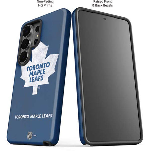 NHL Toronto Maple Leafs Distressed Galaxy S26 Ultra Impact Case