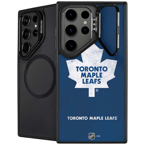 NHL Toronto Maple Leafs Distressed Galaxy S26 Ultra Kickstand Case
