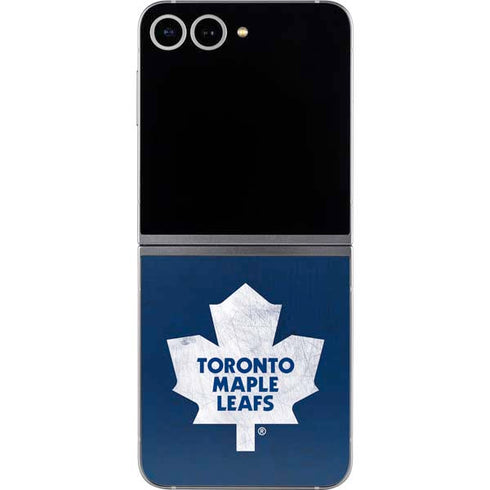 NHL Toronto Maple Leafs Distressed Galaxy Z Flip6 Skin