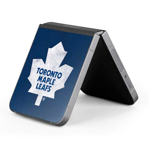 NHL Toronto Maple Leafs Distressed Galaxy Z Flip6 Skin