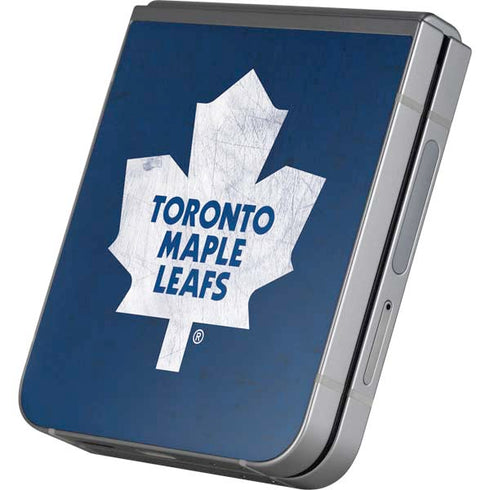 NHL Toronto Maple Leafs Distressed Galaxy Z Flip6 Skin