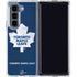 NHL Toronto Maple Leafs Distressed Galaxy Z Fold5 5G Clear Case