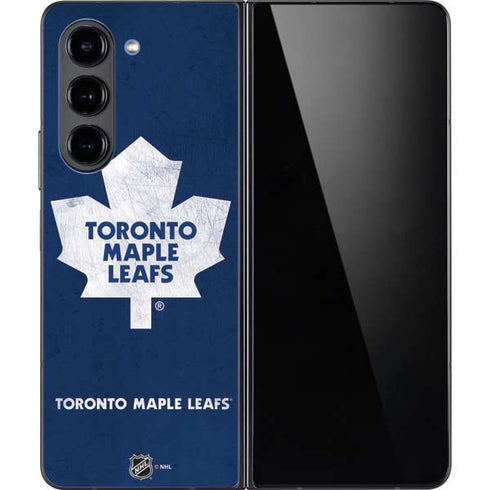 NHL Toronto Maple Leafs Distressed Galaxy Z Fold5 5G Skin