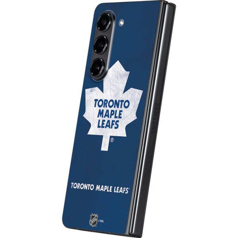 NHL Toronto Maple Leafs Distressed Galaxy Z Fold5 5G Skin