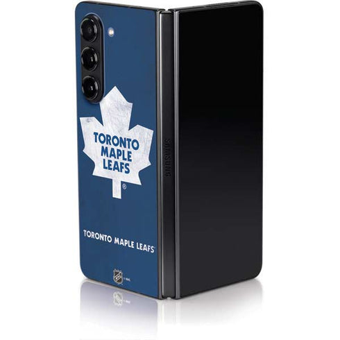 NHL Toronto Maple Leafs Distressed Galaxy Z Fold5 5G Skin