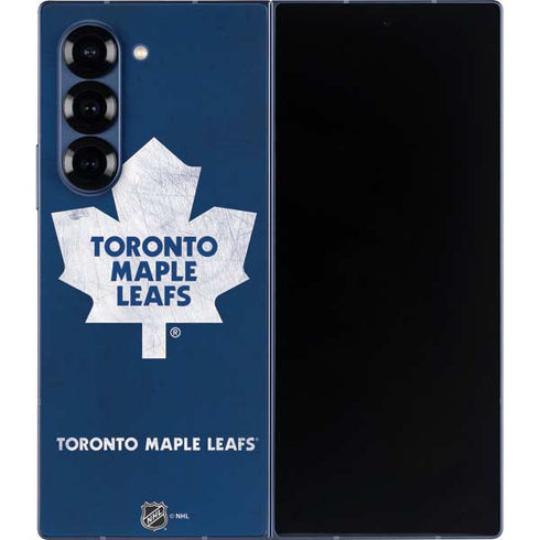 NHL Toronto Maple Leafs Distressed Galaxy Z Fold6 Skin