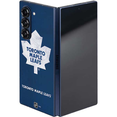 NHL Toronto Maple Leafs Distressed Galaxy Z Fold6 Skin