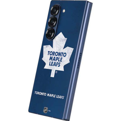 NHL Toronto Maple Leafs Distressed Galaxy Z Fold6 Skin