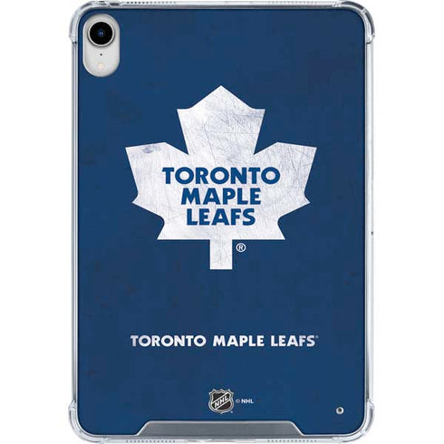 NHL Toronto Maple Leafs Distressed iPad 11th Gen (2025) Clear Case