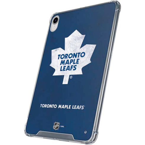 NHL Toronto Maple Leafs Distressed iPad 11th Gen (2025) Clear Case