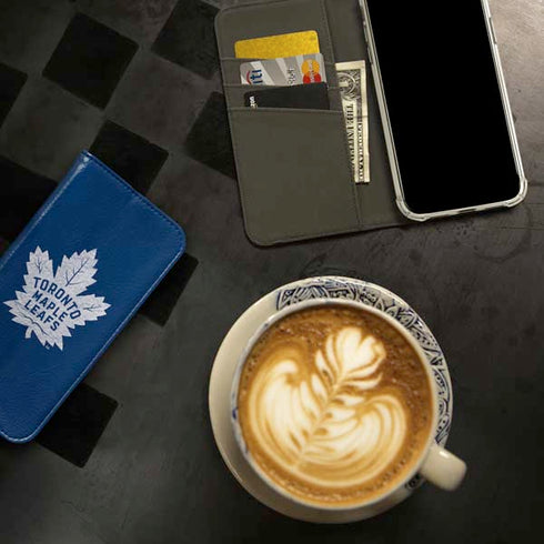 NHL Toronto Maple Leafs Distressed iPhone 15 Plus Folio Case