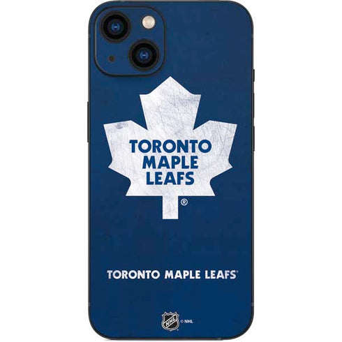 NHL Toronto Maple Leafs Distressed iPhone 15 Skin