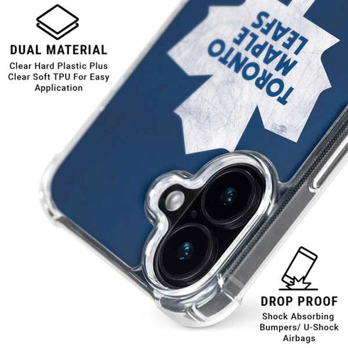NHL Toronto Maple Leafs Distressed iPhone 16 MagSafe Case