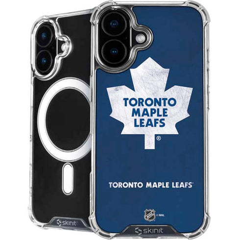 NHL Toronto Maple Leafs Distressed iPhone 16 Plus MagSafe Case