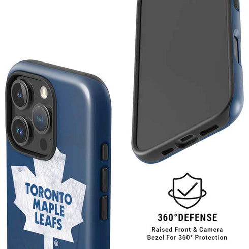 NHL Toronto Maple Leafs Distressed iPhone 16 Pro Max Magsafe Impact Case