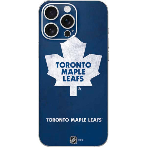 NHL Toronto Maple Leafs Distressed iPhone 16 Pro Max Skin