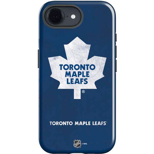 NHL Toronto Maple Leafs Distressed iPhone 16e Impact Case