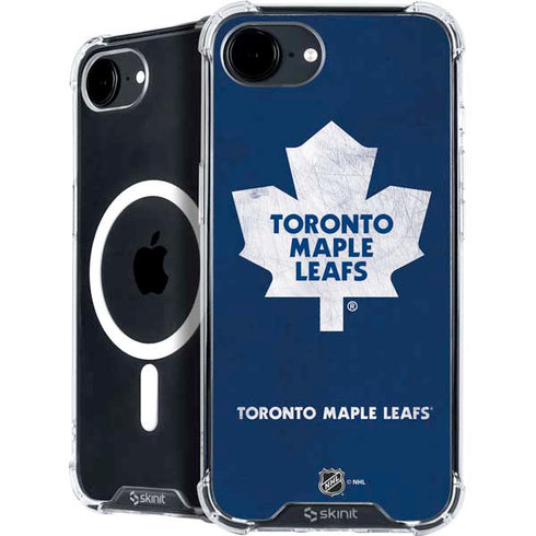 NHL Toronto Maple Leafs Distressed iPhone 16e MagSafe Case
