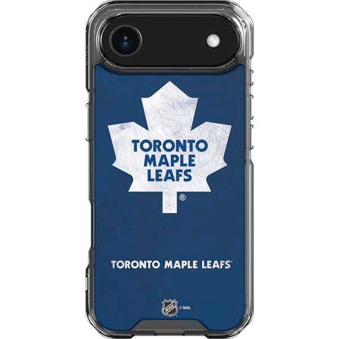 NHL Toronto Maple Leafs Distressed iPhone 17 Air Clear Case