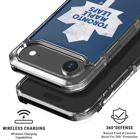 NHL Toronto Maple Leafs Distressed iPhone 17 Air Clear Case