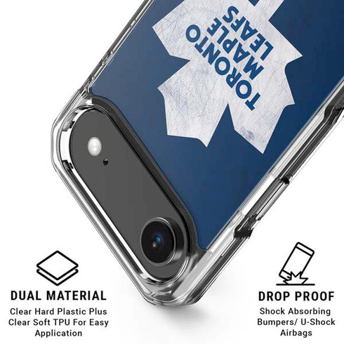 NHL Toronto Maple Leafs Distressed iPhone 17 Air Clear Case