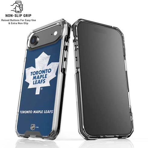 NHL Toronto Maple Leafs Distressed iPhone 17 Air Clear Case