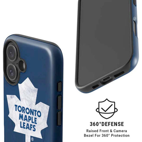 NHL Toronto Maple Leafs Distressed iPhone 17 Magsafe Impact Case