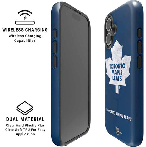 NHL Toronto Maple Leafs Distressed iPhone 17 Magsafe Impact Case