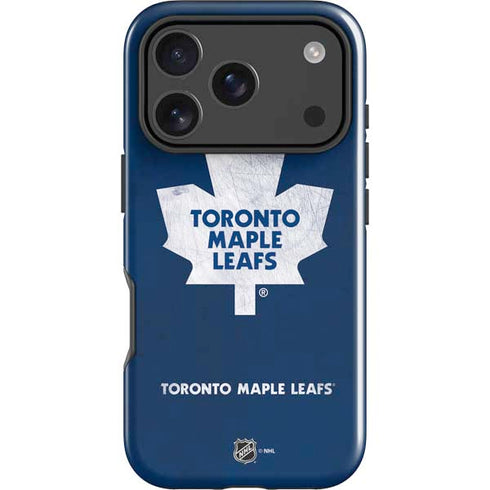 NHL Toronto Maple Leafs Distressed iPhone 17 Pro Impact Case