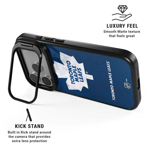 NHL Toronto Maple Leafs Distressed iPhone 17 Pro Kickstand Case
