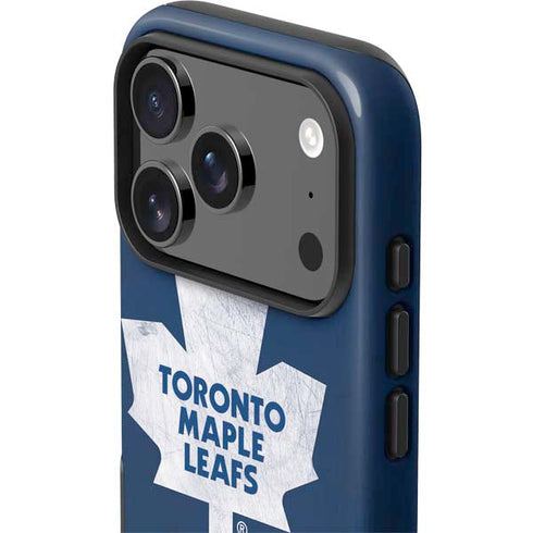 NHL Toronto Maple Leafs Distressed iPhone 17 Pro Max Impact Case