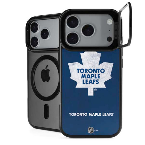 NHL Toronto Maple Leafs Distressed iPhone 17 Pro Max Kickstand Case