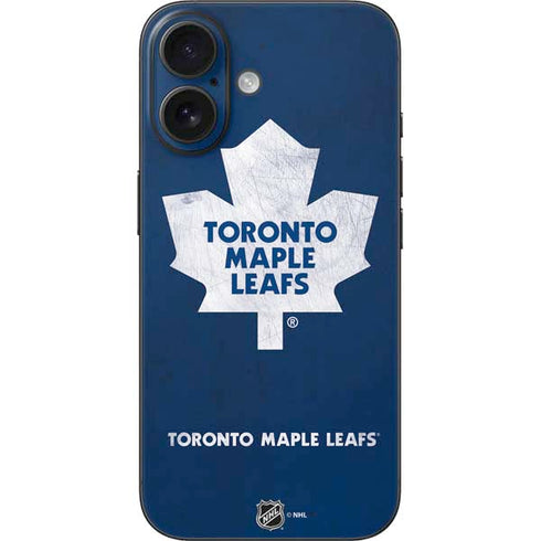 NHL Toronto Maple Leafs Distressed iPhone 17 Skin