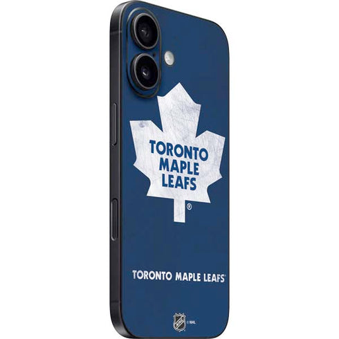 NHL Toronto Maple Leafs Distressed iPhone 17 Skin