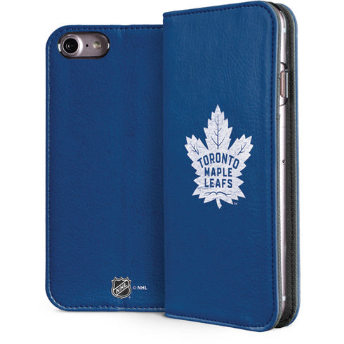 NHL Toronto Maple Leafs Distressed iPhone 8 Folio Case