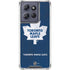 NHL Toronto Maple Leafs Distressed Moto G 5G (2025) Clear Case