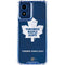 NHL Toronto Maple Leafs Distressed Moto G 5G (2024) Clear Case