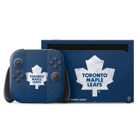 NHL Toronto Maple Leafs Distressed Nintendo Skins