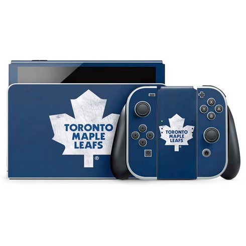 NHL Toronto Maple Leafs Distressed Nintendo Skins