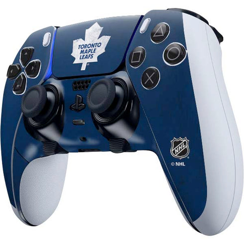 NHL Toronto Maple Leafs Distressed PS5 DualSense Edge Pro Controller Skin