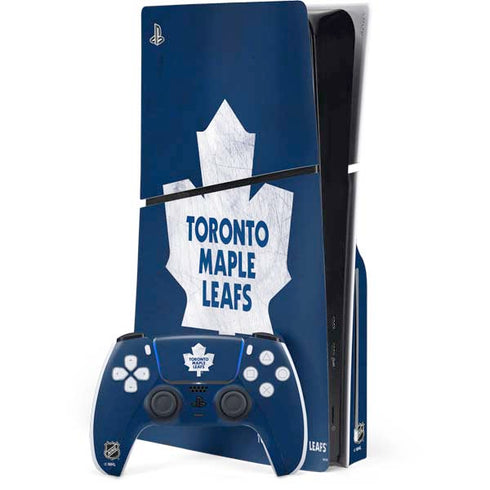 NHL Toronto Maple Leafs Distressed PlayStation PS5 Skins
