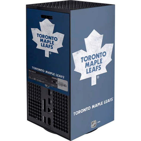 NHL Toronto Maple Leafs Distressed XBox Series X Digital Edition Console Skin