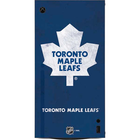 NHL Toronto Maple Leafs Distressed XBox Series X Digital Edition Console Skin