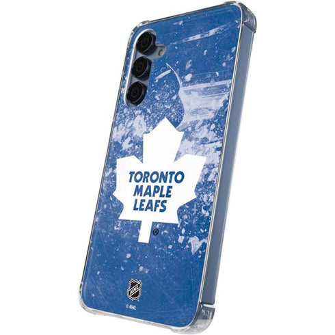 NHL Toronto Maple Leafs Frozen Galaxy A35 5G Clear Case